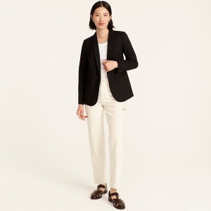 J.Crew Parke blazer in wool flannel Black Clearance | 43PDKJMSN