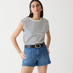 J.Crew Patch-pocket denim short in Hillside wash Hillside Wash Online | 80GJZKMPU