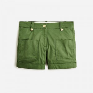 J.Crew Patch-pocket suit short in lightweight chino Utility Green Online | 07YLPVDTZ