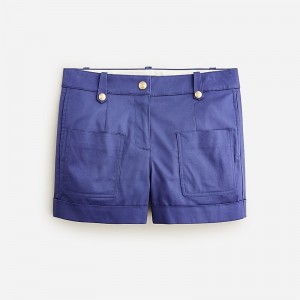 J.Crew Patch-pocket suit short in lightweight chino Royal Navy Clearance | 41ELVACHW