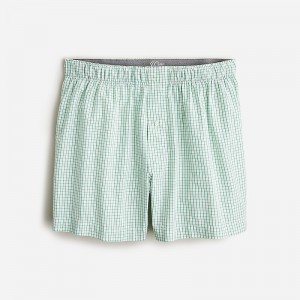 J.Crew Patterned boxers Cedric White Green Online | 03CZOKMXY