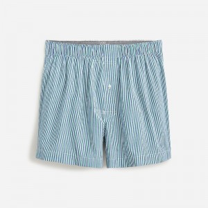 J.Crew Patterned boxers Christopher Blue Green USA | 16KSIJAPF