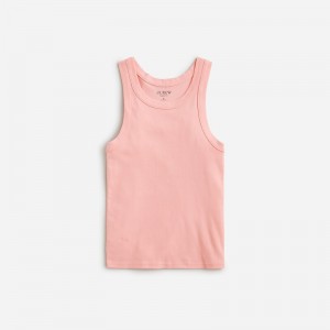 J.Crew Perfect-fit high-neck tank Brilliant Peony Factory Outlet | 56IDXFLPW