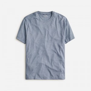 J.Crew Performance T-shirt with COOLMAX® technology Oxford Blue Factory Outlet | 54QICYGHJ