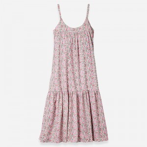 J.Crew Petite Plume™ Chloe nightgown Pink Multi Online | 84ZETVPKS