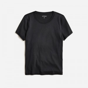 J.Crew Pima cotton slim-fit T-shirt Black Factory Promo | 60DRIMLWC