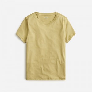 J.Crew Pima cotton slim-fit T-shirt Timbered Khaki Outlet | 92QBIKTWN