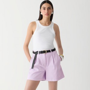 J.Crew Pleated capeside chino short Vintage Lilac USA | 14YSXZEHB