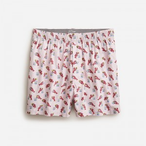 J.Crew Printed boxers Cocktail Lobster Light Factory Promo | 65ZIUVRKA