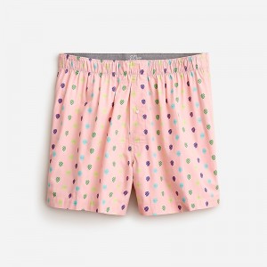 J.Crew Printed boxers Easter Egg Warm Quartz Outlet Online | 70WEFNJPB