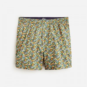 J.Crew Printed boxers Meadow Floral Orange Pu Clearance | 34FJPBVYN