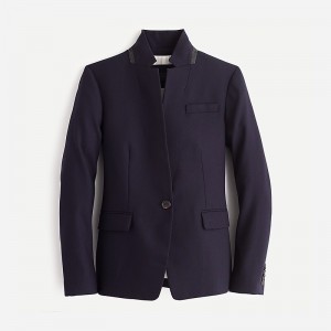 J.Crew Regent blazer in wool flannel Navy Clearance | 49XUZVDJL