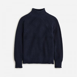 J.Crew Relaxed Rollneck™ sweater Navy Sale | 24DHTGCLW