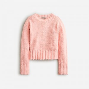 J.Crew Relaxed crewneck beach sweater Spring Blush Online | 03RJWPGOE