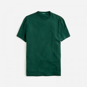 J.Crew Relaxed premium-weight cotton no-pocket T-shirt Dark Forest Factory Outlet | 51XTGQRUO