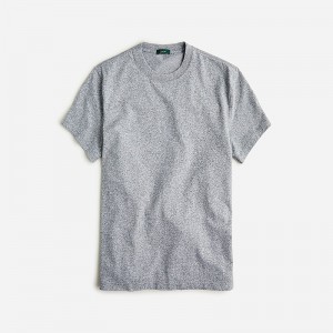 J.Crew Relaxed premium-weight cotton no-pocket T-shirt Marled Champ Grey Sale | 28GUHOAEL