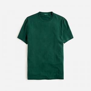 J.Crew Relaxed premium-weight cotton no-pocket T-shirt Dark Forest USA | 17DBGAYHT