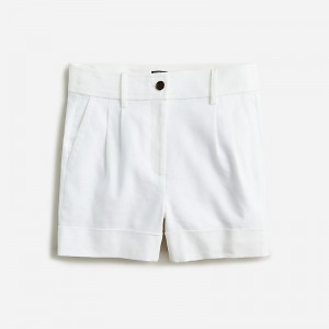 J.Crew Remi short in stretch linen blend White Factory Outlet | 57VDJTOAB