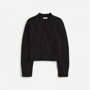 J.Crew Rollneck™ sweater Black Clearance | 46AVTNSRQ