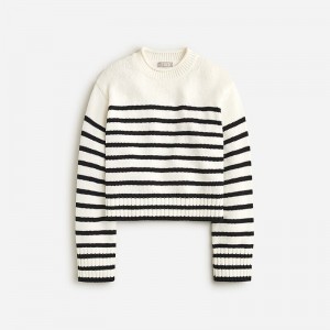 J.Crew Rollneck™ sweater Ivory Black USA | 12YRUBAWQ