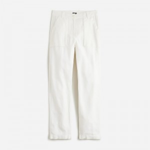 J.Crew Seaside cargo pant in linen-TENCEL™ lyocell blend White Online | 87RHJGOYD