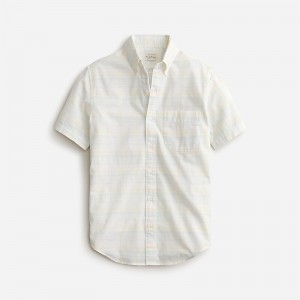 J.Crew Short-sleeve Indian madras shirt Marcell Bleached Pastel Online | 85UMWDCLI