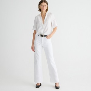 J.Crew Slim wide-leg jean White Sale | 24MHVELKQ