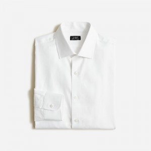 J.Crew Slim-fit Ludlow Premium fine cotton dress shirt in dobby White Outlet | 96UVKPOZE