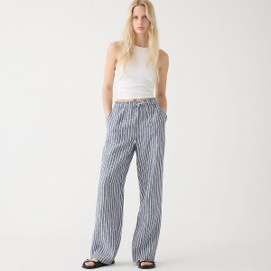 J.Crew Soleil pant in linen Dark Evening USA | 14LJCMIRB