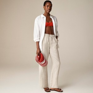 J.Crew Soleil pant in linen Flax Factory Promo | 69PRNVZXU