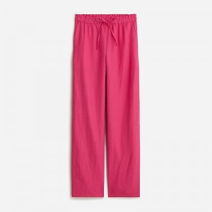 J.Crew Soleil pant in striped linen Snapdragon Online | 81YDAKCWE