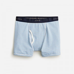 J.Crew Stretch 4" boxer briefs Ivory Blue Outlet Online | 73GEFQNAW