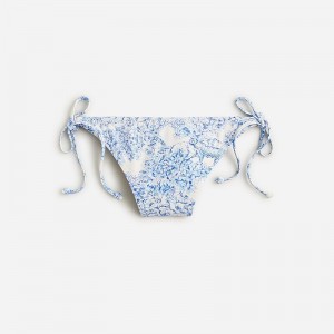 J.Crew String hipster bikini bottom in stripe Blue Sale | 28LYGCUVS