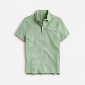 J.Crew Sueded cotton polo shirt Spring Whisper Sale | 26GIBNKRH