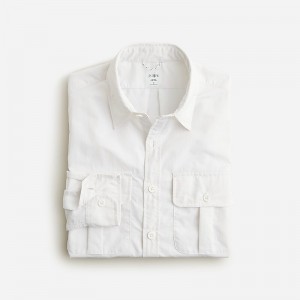 J.Crew Sun shirt in recycled nylon White Clearance | 35AYPLGHT