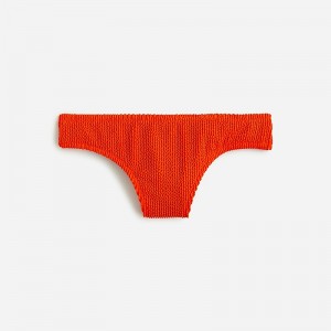 J.Crew Textured hipster full-coverage bikini bottom Guarana USA | 13KZVMJTI