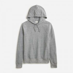 J.Crew Textured sweater-tee hoodie Hthr Nebula Sale | 28HSFAKUT