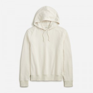 J.Crew Textured sweater-tee hoodie Natural Outlet | 90DEWGZQH