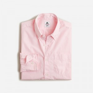 J.Crew Thomas Mason® for J.Crew washed poplin shirt Downing Stripe Tuberose Online | 82JYNPGIH