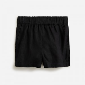 J.Crew Tropez short in linen Black Factory Outlet | 58LWUYJZM