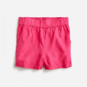 J.Crew Tropez short in linen Snapdragon Clearance | 42BHUPLXZ