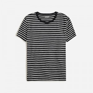 J.Crew Vintage jersey classic-fit crewneck T-shirt Paloma Stripe Black Ivo Online | 06EBLDMWG