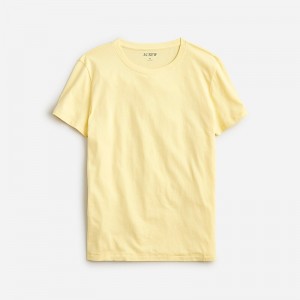 J.Crew Vintage jersey classic-fit crewneck T-shirt Fresh Lemon Factory Outlet | 54KSFMTAC