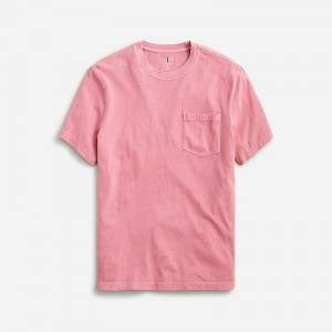 J.Crew Vintage-wash cotton T-shirt Foxglove Factory Outlet | 59SVLAPMR