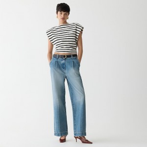 J.Crew Wide-leg essential jean Ruth Wash Factory Promo | 68CQBOLXM