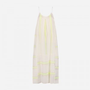 J.Crew lemlem Nia slip dress Light Yellow Online | 01YEMCBDS