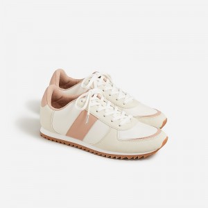 J.Crew trainers in metallic colorblock Clay Ivory Factory Outlet | 57XQAHNUY