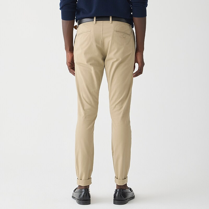 J.Crew 250 skinny-fit pant in stretch chino Khaki USA | 12TPFHBCE