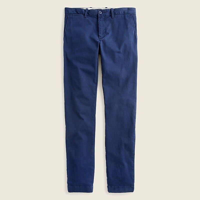 J.Crew 250 skinny-fit pant in stretch chino Navy Sale | 20FCTJPOG