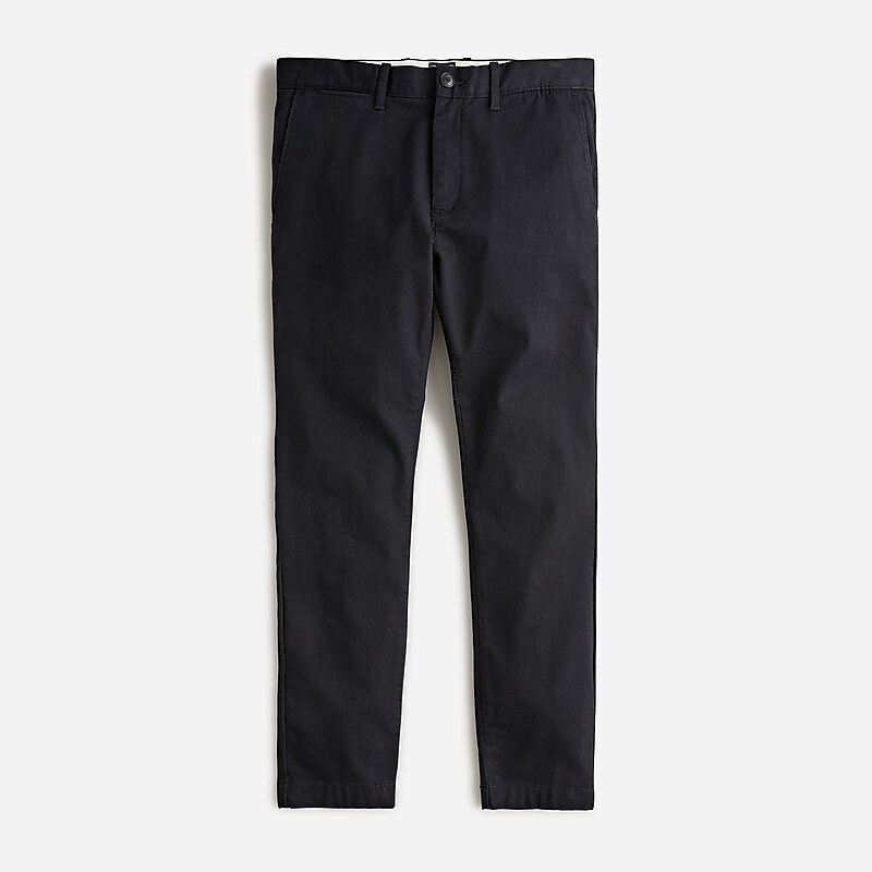 J.Crew 250 skinny-fit pant in stretch chino Black Clearance | 31JZYHNEX